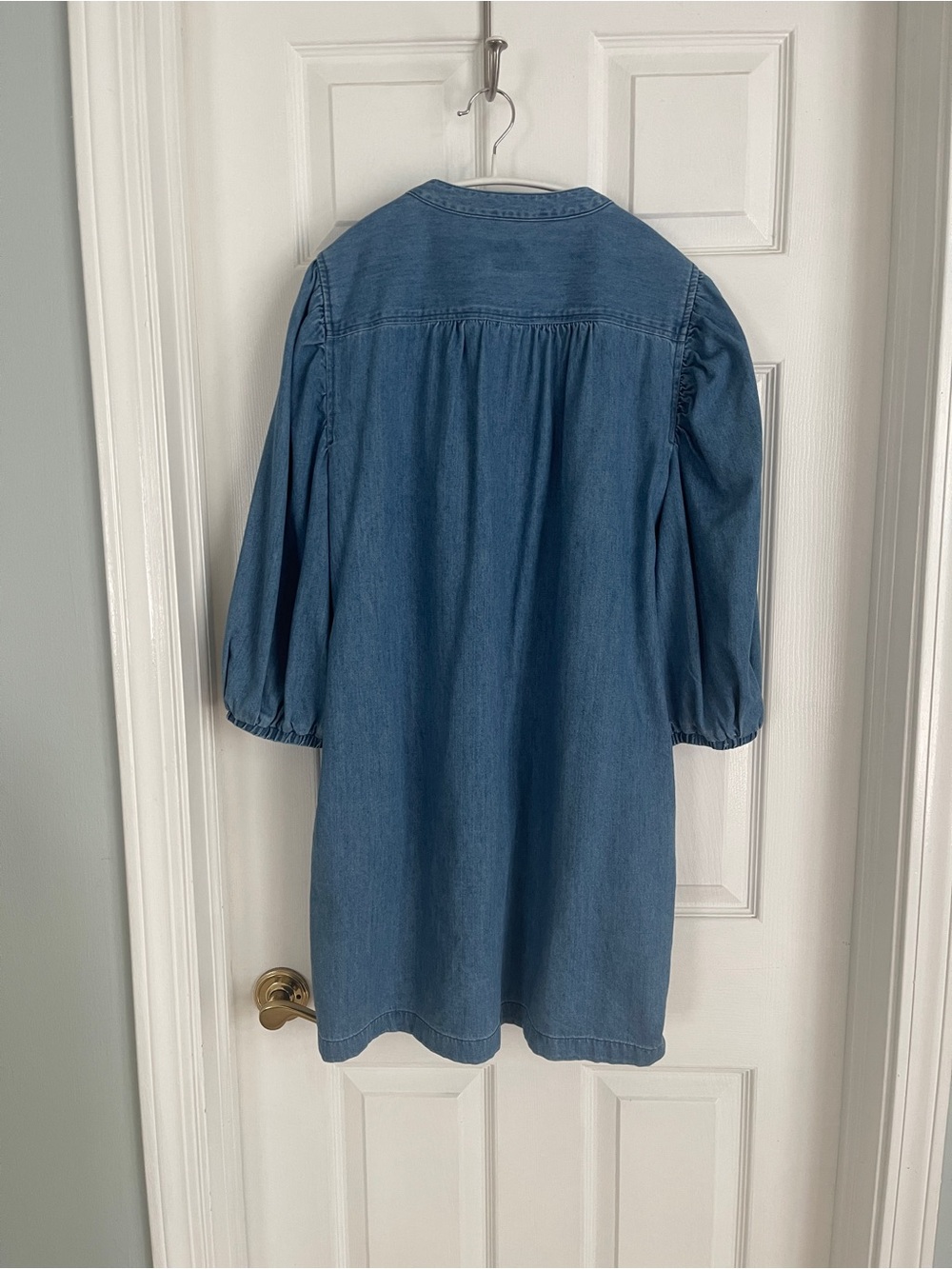 GAP Light Blue Chambray Mini Dress - Picture 5 of 6